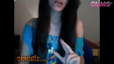 Omegle Porn Brunette Beauty On Omegle