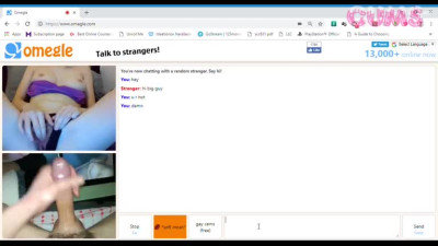 Omegle Porn Omegle Teen Masterbates For Huge Cock