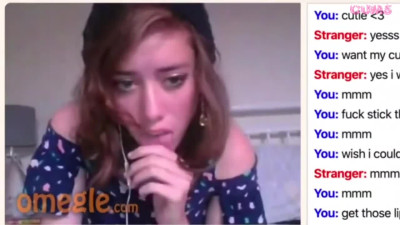 Omegle Porn Omegle suck and tongue tease compilation