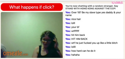 Omegle Porn Omegle White Women Love Disrespect And Pain