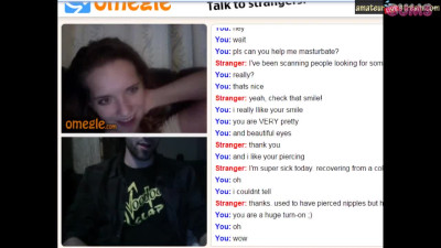 Omegle Porn Horny Redhead Loving Big Cock