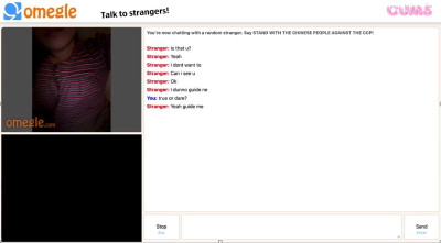 Omegle Porn Omegle Slut does as told