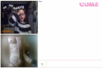 Omegle Porn Teen hypnotized by Big dick Reaction Omegle