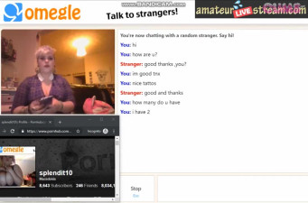 Omegle Porn Fatty Showing Her Tatts And Tits On Omegle
