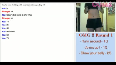 Omegle Porn Amazing Body Plays Omegle Game #427378