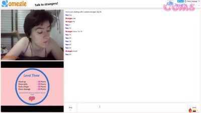 Omegle Porn 18yo hairy Laura at Omegle game