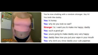 Omegle Porn Brunette with big areolas on Omegle