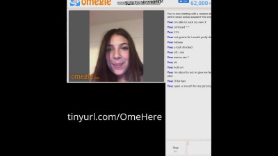 Omegle Porn Omegle Brunette Flashing Her Perfect Tits