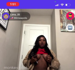 Omegle Porn Ebony Twerking Her Fat Ass On Monkey