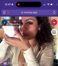 Omegle Porn Sexy Latina Flashes Tits during GRWM