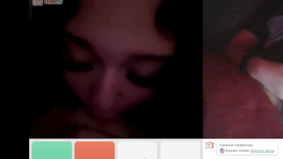 Omegle Porn American bitch sucks her tits, GoodInCam