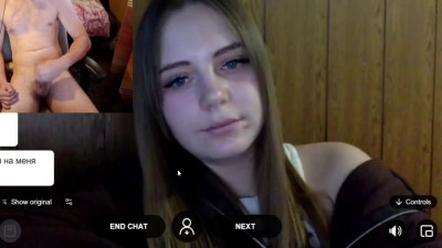 omegle reaction cumshot