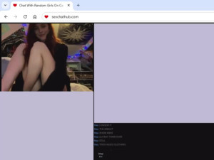 Petite redhead cutie on random chat