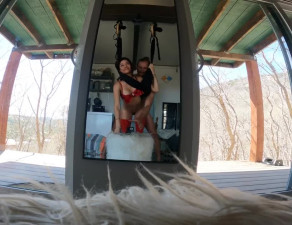 SEXY SLUTTY YOGA SWING / real American amateur ⭐️ Summer Heaven
