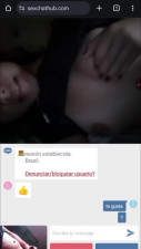 Cute latina flashing on random chat