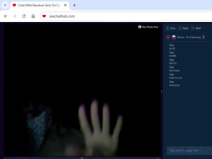 Russian teen teasing and flashing on random chat