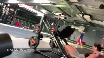 Gym Girl Filmed With Hidden Cam