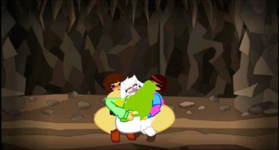 Someone new with toriel
