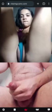 Latina cutie almost got caught on sexchat