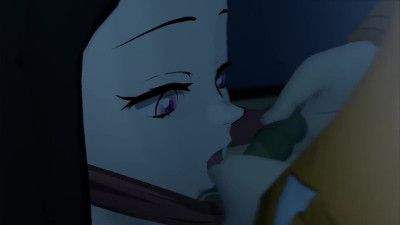Nezuko and Zenitsu
