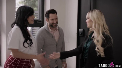 MILF real estate agent Lilly Bell makes husband cheat on his latina wife