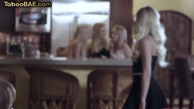 Dyke stepmom seduces lesbo stepdaughters in threesome