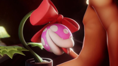 Piranha Plant sucking you off.