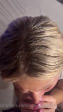 hot blonde gets rammed and sucks dick